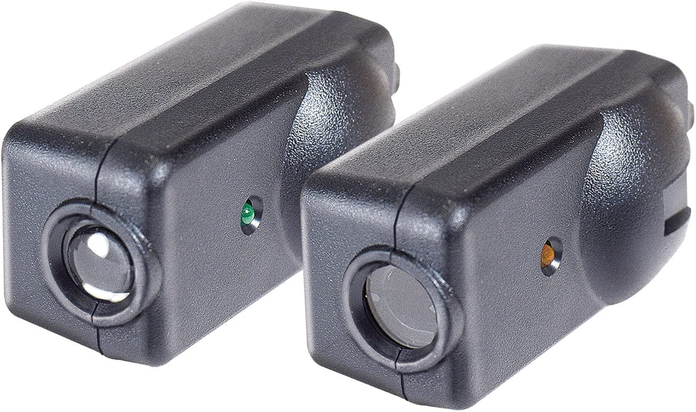 Garage Door Safety Sensors without Mounting Brackets for Liftmaster, Chamberlain and Craftsman Openers.