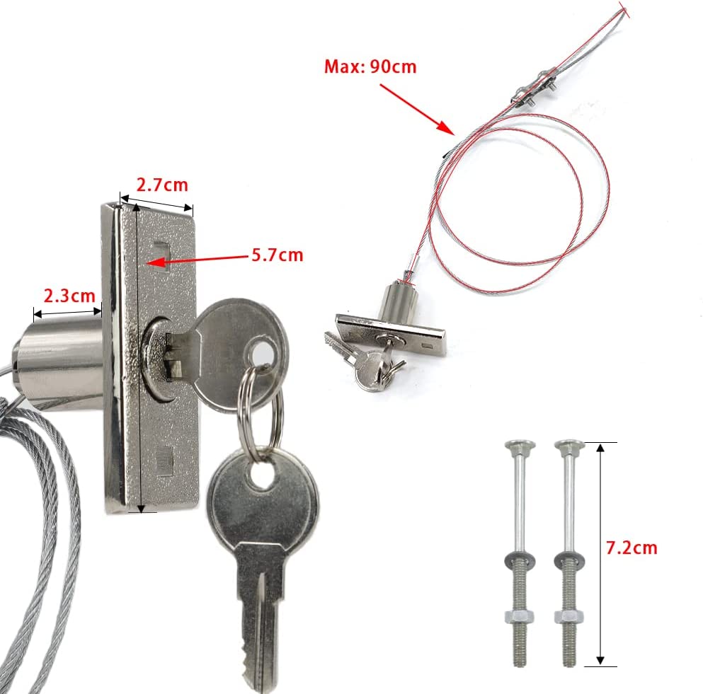 Garage Door Universal Emergency Lock Set