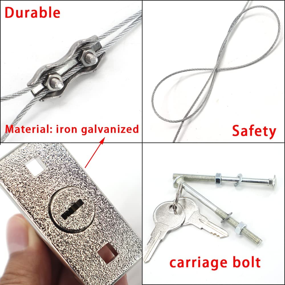 Garage Door Universal Emergency Lock Set