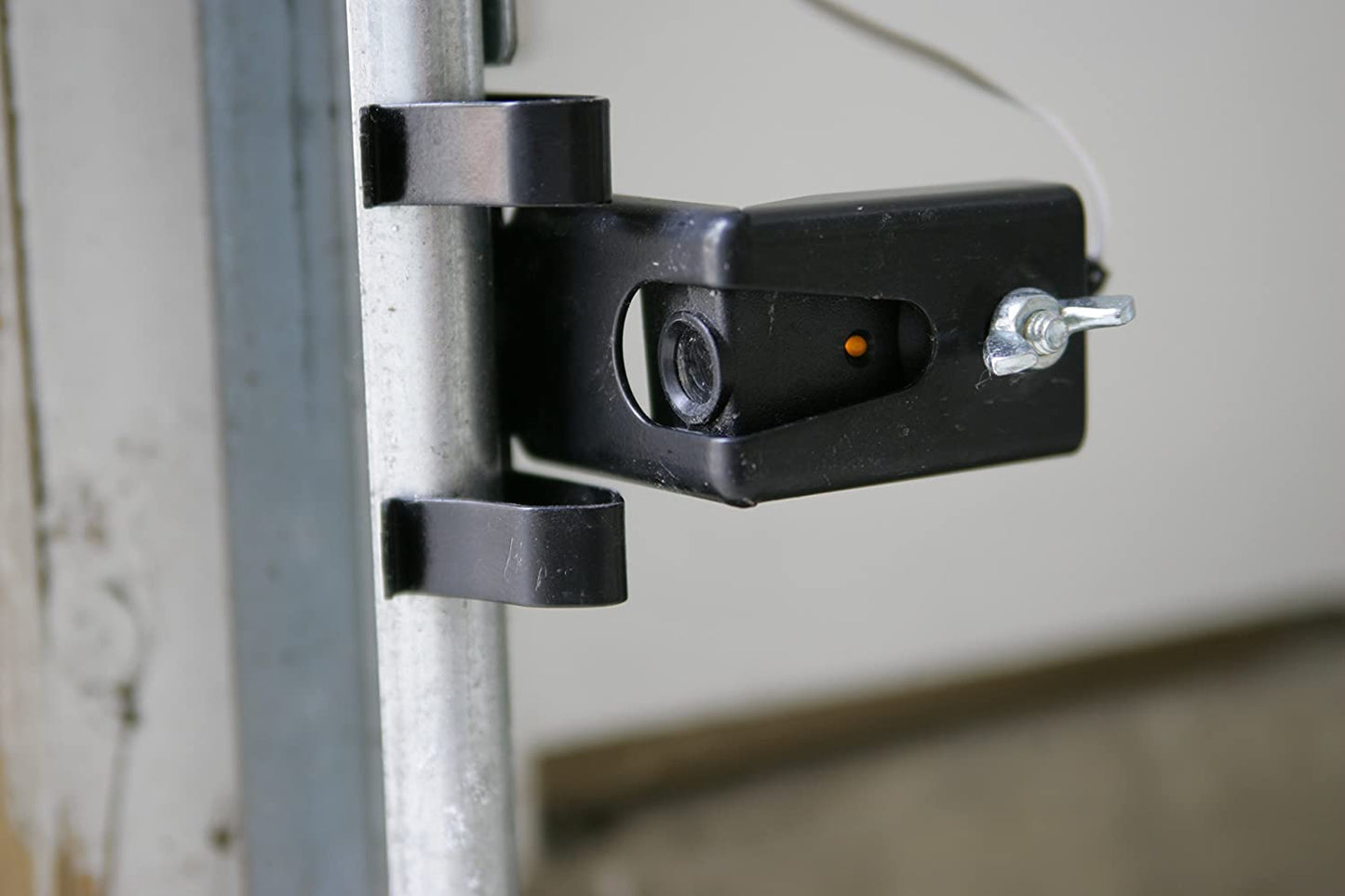 Garage Door Safety Sensors without Mounting Brackets for Liftmaster and Chamberlain Openers.